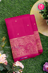Pure Kanchipuram Silk Saree-Pink-PA20369