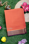 Pure Mysore Crepe Silk Saree-Light Kankambara and Purple-PA19960