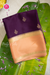 Pure Mysore Crepe Silk Saree-Deeppurple And Peach- PA56316