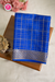 Pure Mysore Crepe Silk Saree-Royalblue- PA57163