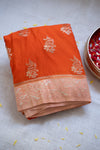 Day 1 Semi Banarasi Georgette Silk Saree-PA48702