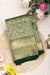 Brocade Kanchipuram Silk Saree-bottle Green-PA04496