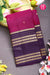 Pure Kanchipuram Silk Saree-Magenta-Rose And Navyblue-PA17570