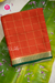 Pure Mysore Crepe Silk Saree- Red And Bottlegreen-PA56111