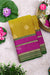 Half Pure Kanchipuram Silk Saree-Olivegreen And Purple-PA24996