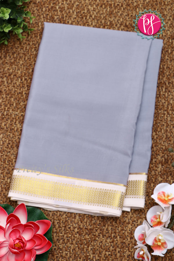 Pure Mysore Crepe Silk Saree -PF80463