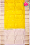 Pure Kanchipuram Silk Saree-Leamomyellow And Lightpink-PA23542