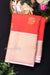 Pure Kanchipuram Silk Saree-Orange And Lightpink-PA23514