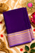 Pure Mysore Crepe Silk Saree-Purple And Lightlavender-PF73884