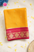Pure Mysore Crepe Silk Saree-Yellow And Marron-PA56162