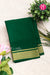 Pure Mysore Crepe Silk Saree-Bottlegreen-PA84140
