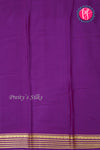 Pure Mysore Crepe Silk Saree-Mauve And Purple-PA28717