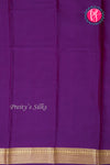 Pure Mysore Crepe Silk Saree-Mauve And Purple-PA22436