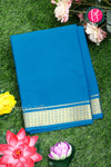 Pure Mysore Crepe Silk Saree-Anandablue-PA20890