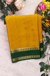 Pure Mysore Crepe Silk Saree With Bentex Border-PF80241