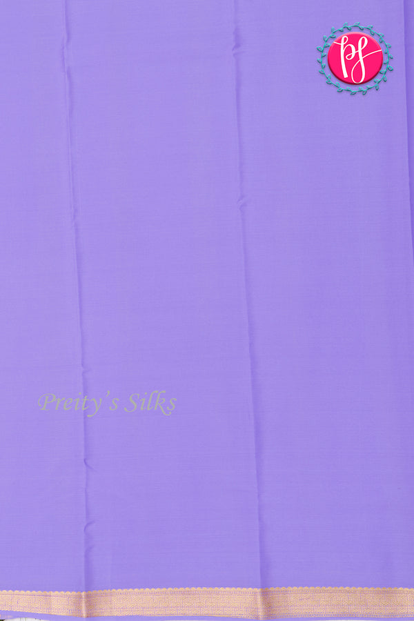 Pure Mysore Crepe Silk Saree-Lightlavender-PA33565