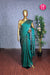 PURE KADDI BANARASI GEORGETTE SILK SAREE-Darkgreen-PA14778