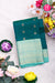 Half Pure Kanchipuram Silk Saree-PeacockGreen And Cyan -PA25832
