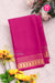 Pure Mysore Crepe Silk Saree-Rani pink-PA21845