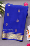 Pure Mysore Crepe Silk Saree-PF77430