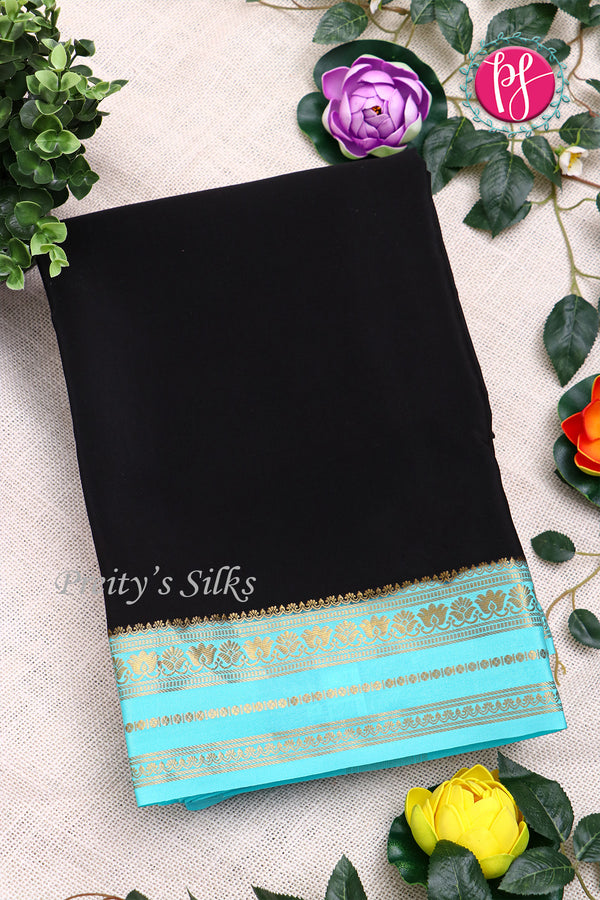 Premium Pure Mysore Crepe Silk Saree -PF80863