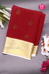 Pure Mysore Crepe Silk Saree-PF77383
