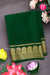 Pure Mysore Crepe Silk Saree-Bottlegreen-PA20648