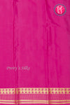 Pure Mysore Crepe Silk Saree-Navyblue And Pink-PA26566