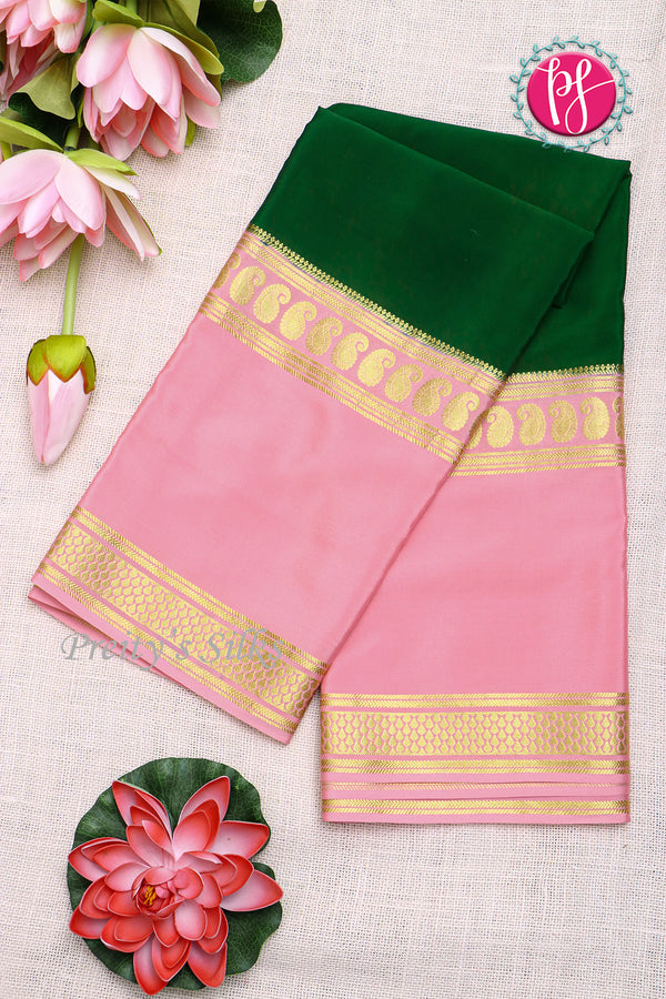 Pure Mysore Crepe Silk Saree -PF79626