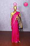 Kanchipuram Soft Silk Saree-Pink And Black-PA20267