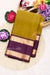 Half Pure Kanchipuram Silk Saree-Honey With Wine-PF81363