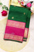 Pure Kanchipuram Silk Saree-Green And pink-PF63079