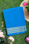 Pure Mysore Crepe Silk Saree-Skyblue-PA19578