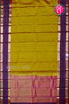 Pure Kanchipuram Silk Saree-Mehandigreen And Deeppurple-PA35458