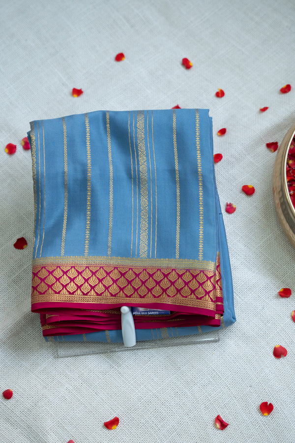 Day 7 Pure Mysore Crepe Silk Saree-PA41161