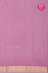 Pure Mysore Crepe Silk Saree-Gandaberunda Self-Mauve-PA29132
