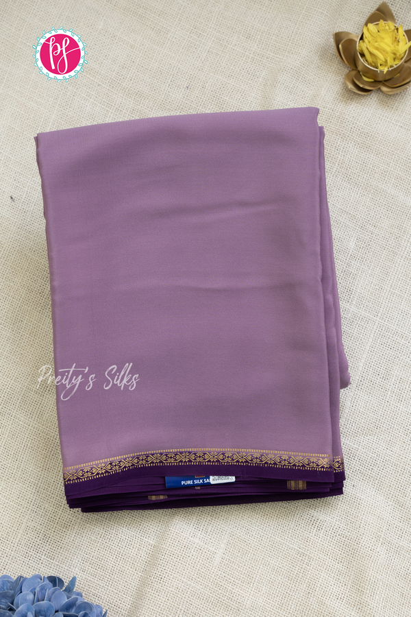 Pure Mysore Crepe Silk Saree- PA55419
