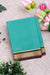 Pure Mysore Crepe Silk Saree -Teal Blue And Chocolatebrown-PA10650