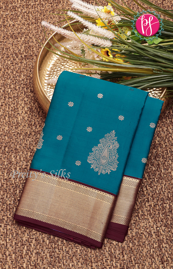 Pure kanchipuram Silk Saree-PF47937