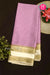 Pure Designer Crepe Silk Saree-Mauve And Halfwhite-PA20827