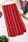 Pure Mysore Crepe Silk Saree Borderless Contrast -PA09550