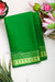 Pure Mysore Crepe Silk Saree -Parrotgreen-PA03096