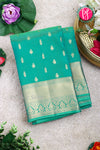 Pure Kanchipuram Silk Saree-Distempergreen-PA27611