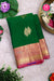 Half Pure Kanchipuram Silk Saree-Bottlegreen And Pink-PA27074