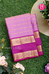 Pure Kanchipuram Silk Saree-Onionpink And Deep Magenta-PA20294
