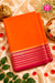 Pure Mysore Crepe Silk Saree -Orange And Pink-PF73884