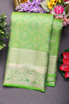 Pure Kanchipuram Silk Saree-Pastelgreen-PA04492