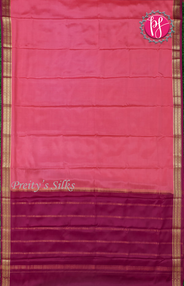 Pure Mysore Crepe Silk saree-PF37969