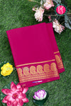 Pure Mysore Crepe Silk Saree-Mejentapink-PA20648