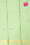 Pure Mysore Crepe Silk Saree-Deepmarron And Pastelgreen-PA28717